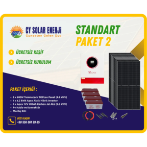 Cy Solar Market - Hazır Standart Paket Solar Sistem 2