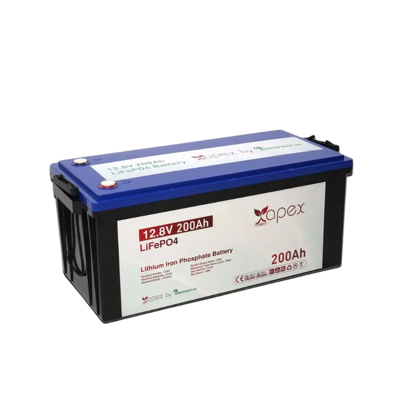 Apex 12.8V 200Ah Lityum Akü LiFePO4