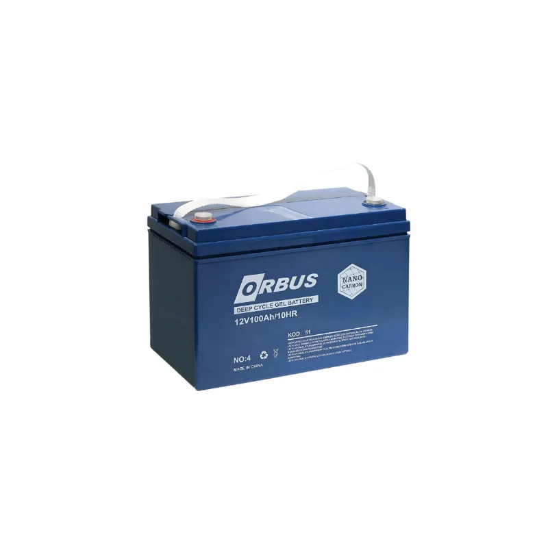 orbus 12v 100ah jel akü nano carbon jel akü deep cycle